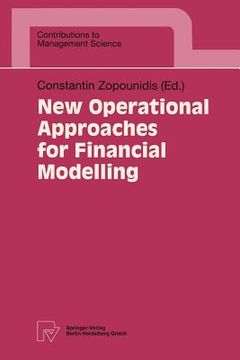 portada new operational approaches for financial modelling (en Inglés)