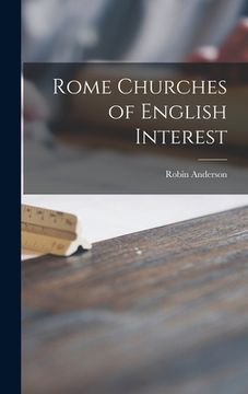 portada Rome Churches of English Interest (en Inglés)