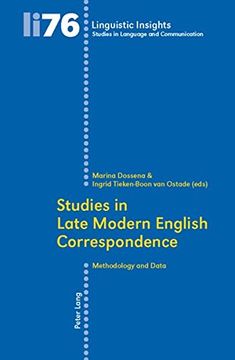 portada studies in late modern english correspondence