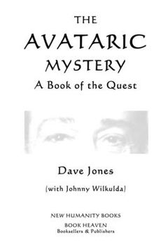 portada The Avataric Mystery: A Book of the Quest (en Inglés)