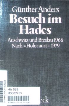 portada Besuch im Hades. Auschwitz und Breslau 1966. Nach "Holocaust" 1979.