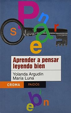 portada Aprender a Pensar Leyendo Bien (in Spanish)