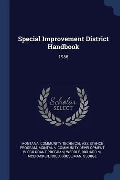 portada Special Improvement District Handbook: 1986 (en Inglés)
