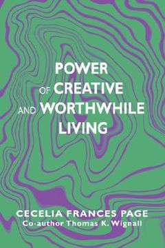 portada power of creative and worthwhile living (en Inglés)