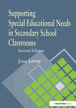 portada Supporting Special Educational Needs in Secondary School Classrooms (in English)