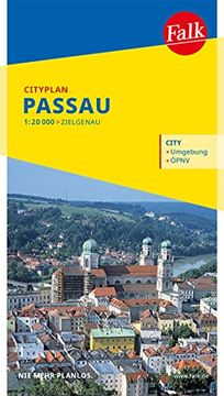 portada Falk Cityplan Passau 1: 17. 500 (en Alemán)
