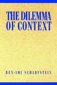 portada the dilemma of context (in English)
