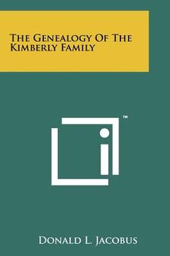 portada the genealogy of the kimberly family (in English)