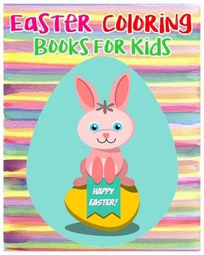 portada Easter Coloring Books For Kids: Children's Easter Books (Super Fun Coloring Books For Kids) (Jumbo Coloring Books) (en Inglés)
