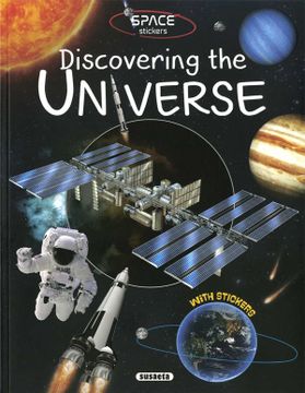 portada Discovering the Universe (Space Stickers) (en Inglés)
