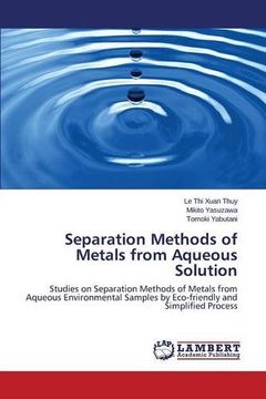 portada Separation Methods of Metals from Aqueous Solution