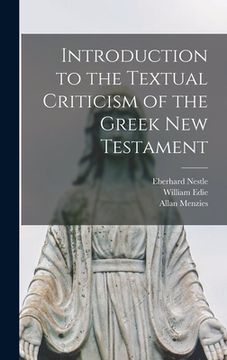 portada Introduction to the Textual Criticism of the Greek New Testament