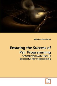 portada ensuring the success of pair programming (en Inglés)