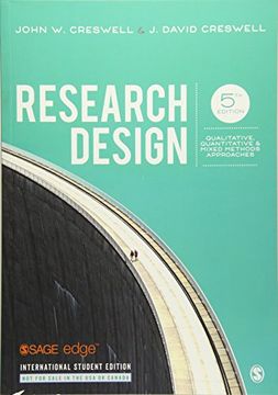 portada Research Design: Qualitative, Quantitative, and Mixed Methods Approaches (en Inglés)