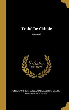 portada Traité de Chimie; Volume 3 (in French)