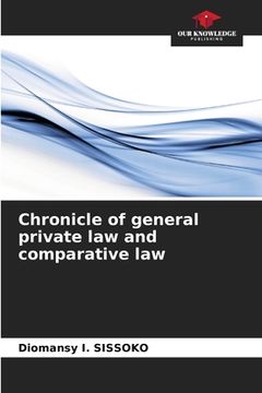 portada Chronicle of general private law and comparative law (en Inglés)