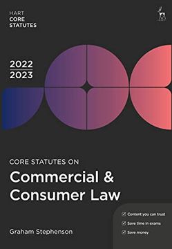 portada Core Statutes on Commercial & Consumer Law 2022-23 (en Inglés)