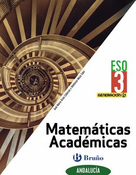portada Generación b Matemáticas Académicas 3 eso Andalucía