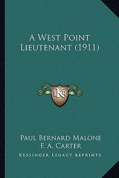 portada a west point lieutenant (1911) (en Inglés)