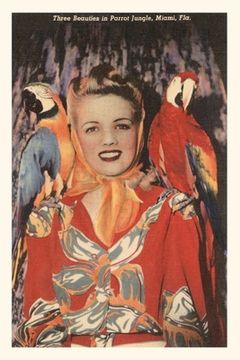 portada Vintage Journal Woman with Macaws, Florida (in English)