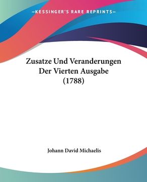 portada Zusatze Und Veranderungen Der Vierten Ausgabe (1788) (in German)