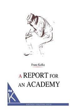 portada A Report for an Academy (en Inglés)