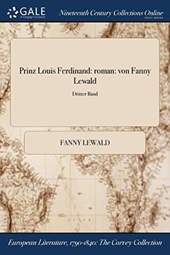 portada Prinz Louis Ferdinand: roman: von Fanny Lewald; Dritter Band