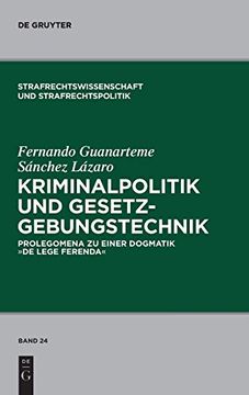 portada Kriminalpolitik und Gesetzgebungstechnik (en Alemán)
