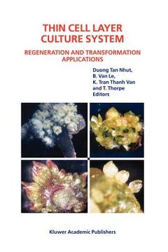 portada thin cell layer culture system: regeneration and transformation applications (en Inglés)