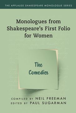 portada Monologues from Shakespeare's First Folio for Women: The Comedies