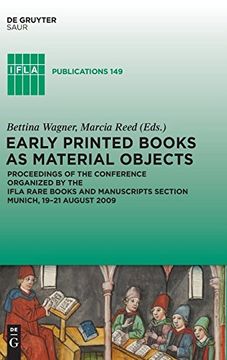 portada Early Printed Books as Material Objects (Ifla Publications) (en Inglés)