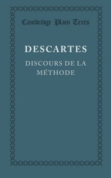 portada Discours de la Methode (Cambridge Plain Texts) (en Francés)