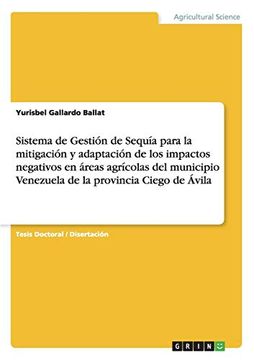portada Sistema de Gestión de Sequía Para la Mitigación y Adaptación de los Impactos Negativos en Áreas Agrícolas del Municipio Venezuela de la Provincia Ciego de Ávila