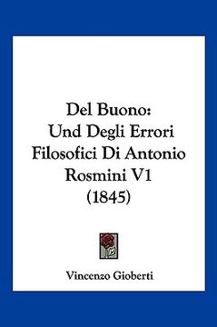 portada Del Buono: Und Degli Errori Filosofici Di Antonio Rosmini V1 (1845) (en Italiano)