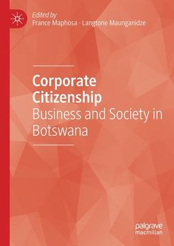 portada Corporate Citizenship: Business and Society in Botswana (en Inglés)