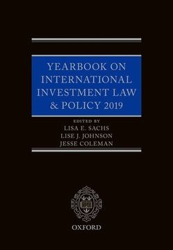 portada Yearbook on International Investment law & Policy 2019 (Yearbook on International Investment law and Policy) (en Inglés)
