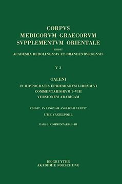portada Galeni In Hippocratis Epidemiarum librum VI commentariorum I-VIII versio Arabica (en Árabe)