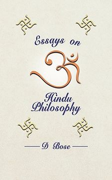 portada essays on hindu philosophy (en Inglés)