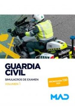 portada Guardia Civil. Simulacros de Examen Volumen 1 (in Spanish)