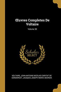 portada Oeuvres Completes de Voltaire; Volume 30 (in French)