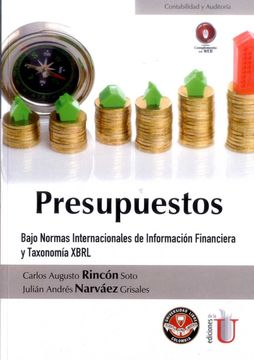 portada Presupuestos Bajo Normas Internacionales de Información Financiera y Taxonomía Xbrl (in Spanish)