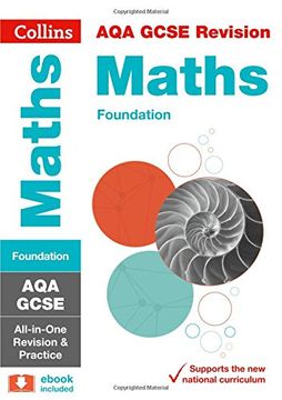 portada Collins GCSE Revision and Practice - New 2015 Curriculum Edition -- Aqa GCSE Maths Foundation Tier: All-In-One Revision and Practice (en Inglés)