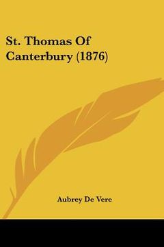 portada st. thomas of canterbury (1876) (en Inglés)