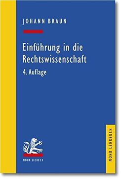 portada Einfuhrung in Die Rechtswissenschaft (en Alemán)