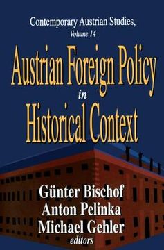 portada Austrian Foreign Policy in Historical Context (en Inglés)