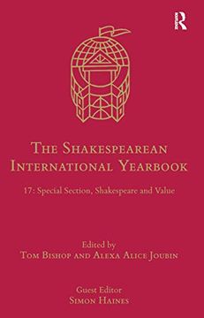 portada The Shakespearean International Yearbook: 17: Special Section, Shakespeare and Value (in English)