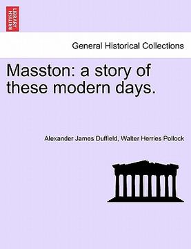 portada masston: a story of these modern days. vol. ii