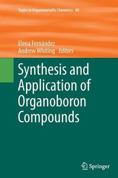 portada Synthesis and Application of Organoboron Compounds (en Inglés)