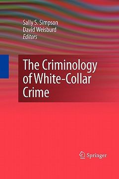 portada the criminology of white-collar crime (en Inglés)