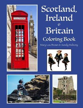 portada Scotland, Ireland & Britain Coloring Book (in English)